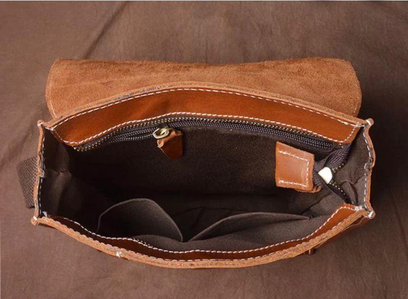 Premium Leather Messenger Bag