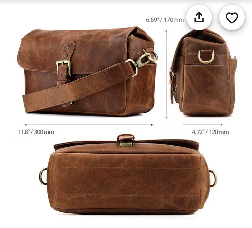 Leather Camera Bag