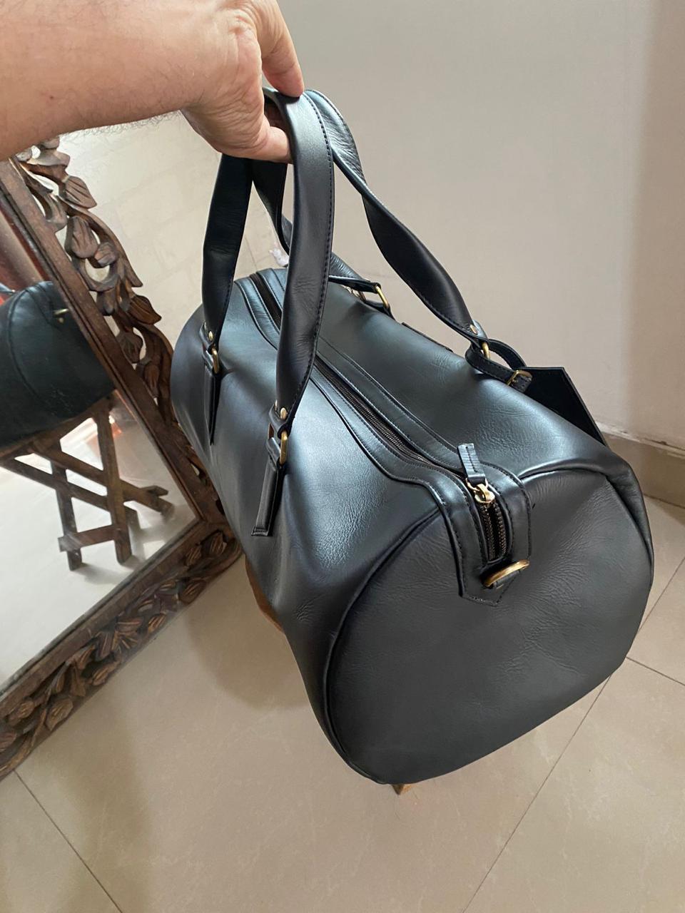 Leather Duffel Bag