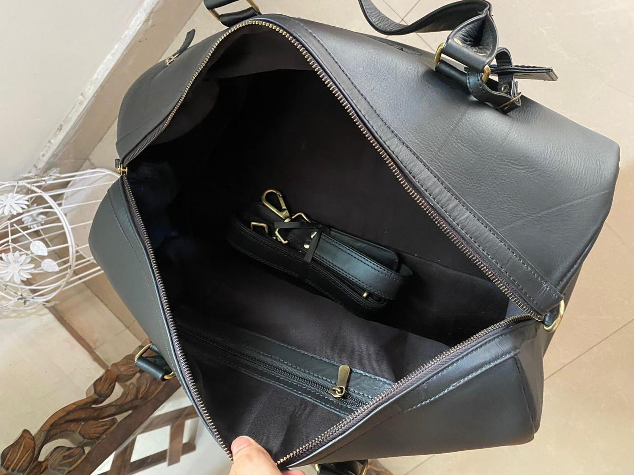 Leather Duffel Bag